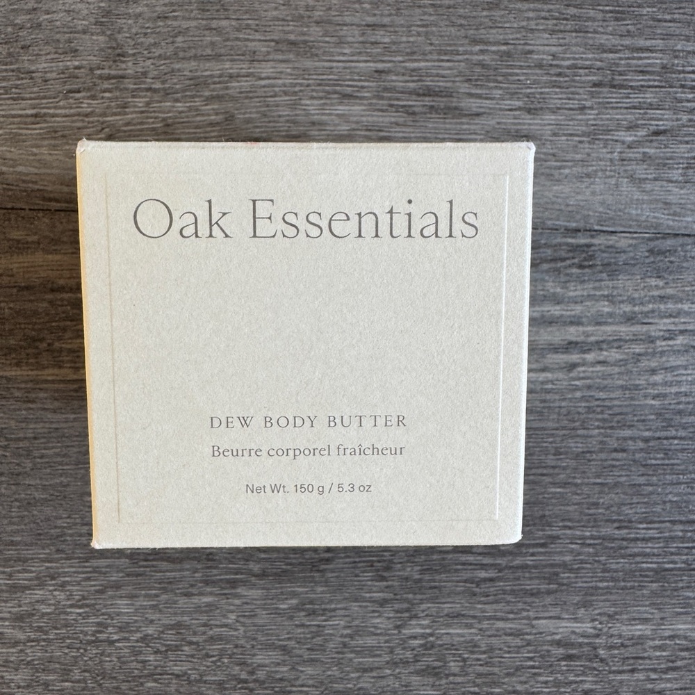 Oak Essentials Dew Body Butter - NEW IN BOX